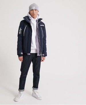 Superdry Polar SD-Wind Attacker Férfi Kabát Sötétkék | YMZFR0839